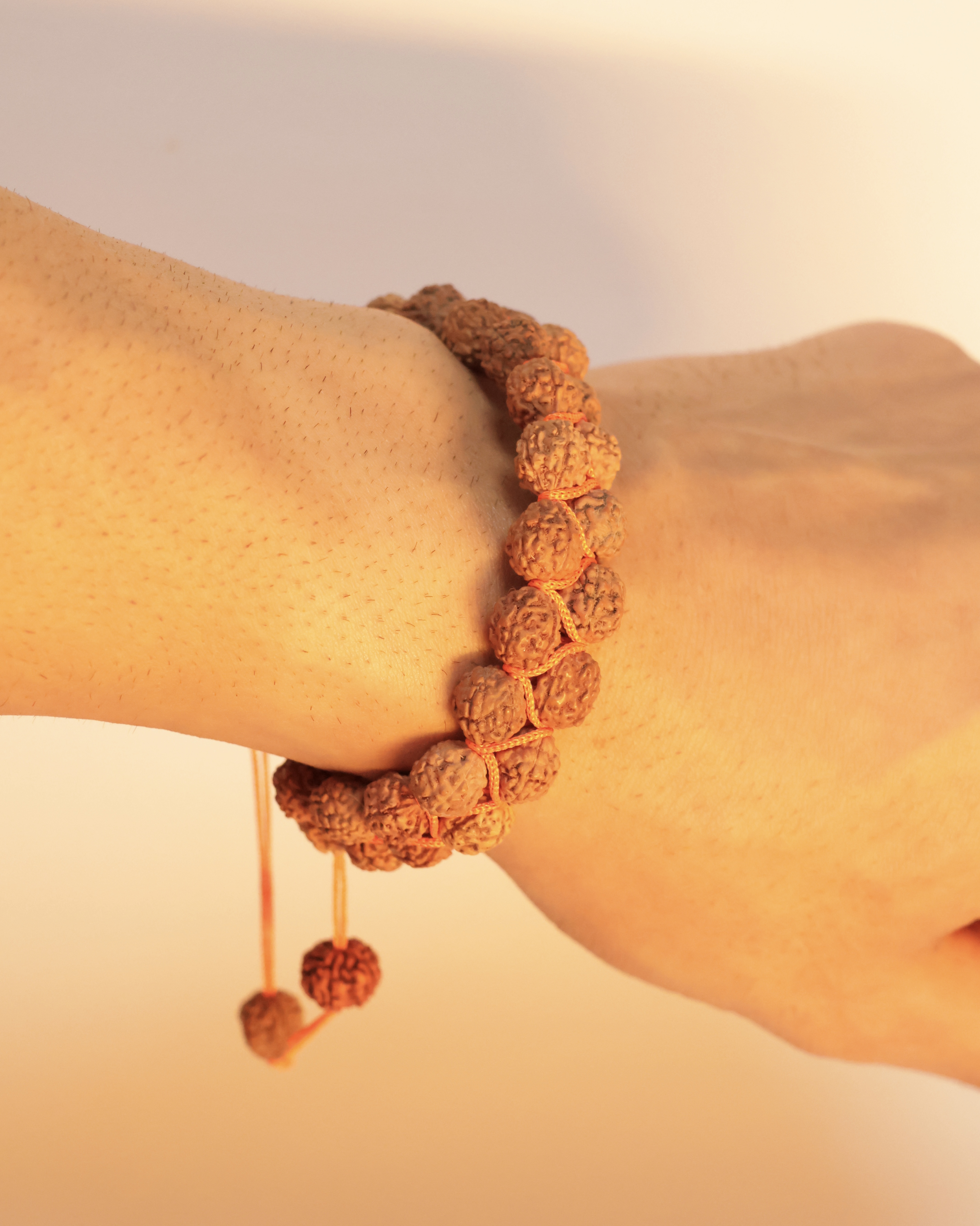 Double Bead Rudraksha Bracelet