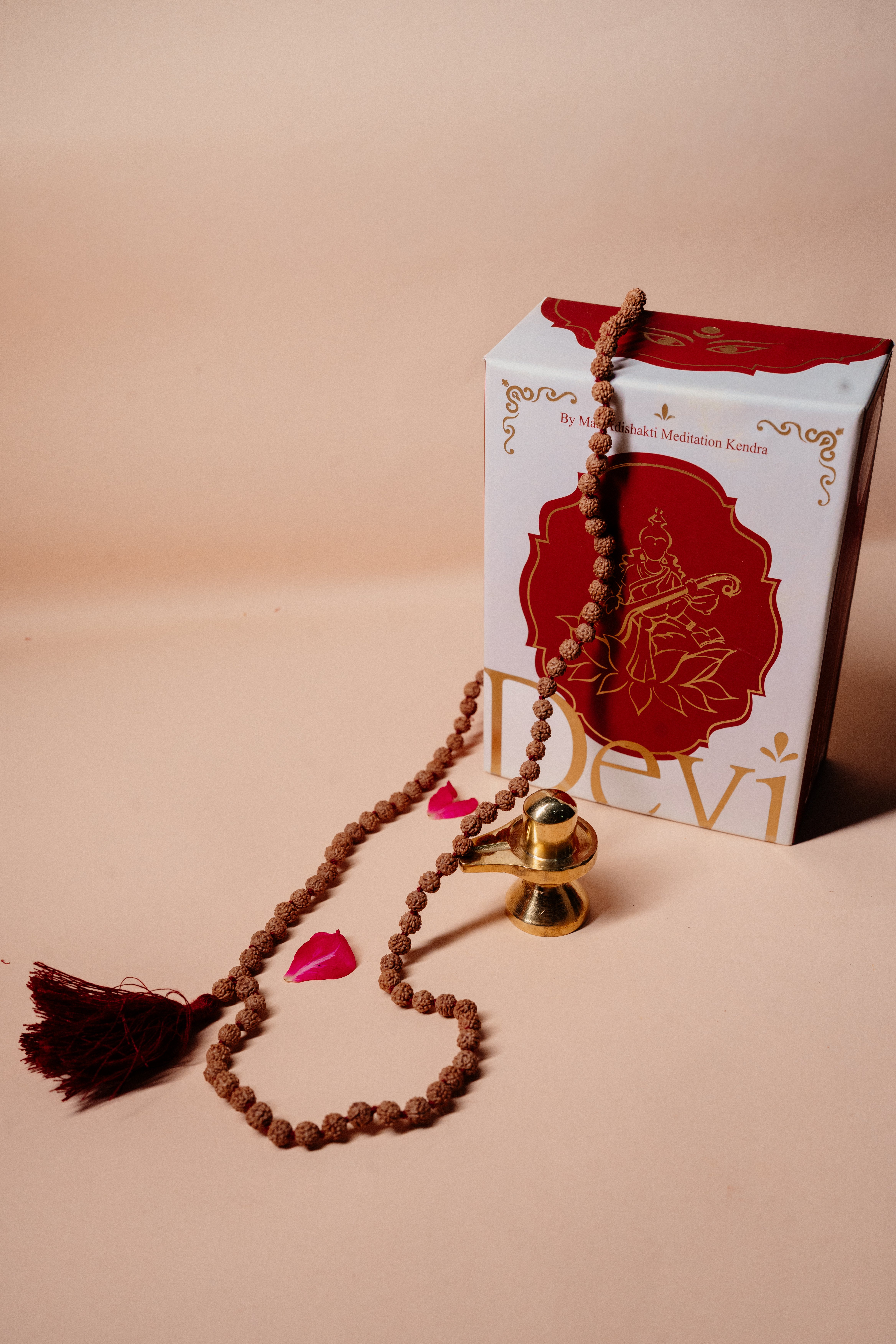Shiva Shakti Rudraksha Mala 6mm